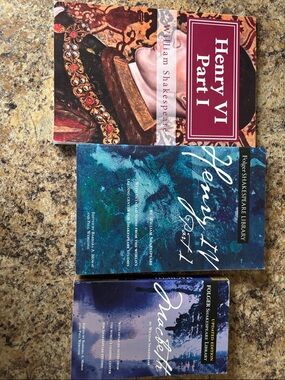 Books - Henry VI Part I, Macbeth, Henry IV Part 1 Paperback Books